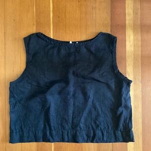 Shelter linen Lou top